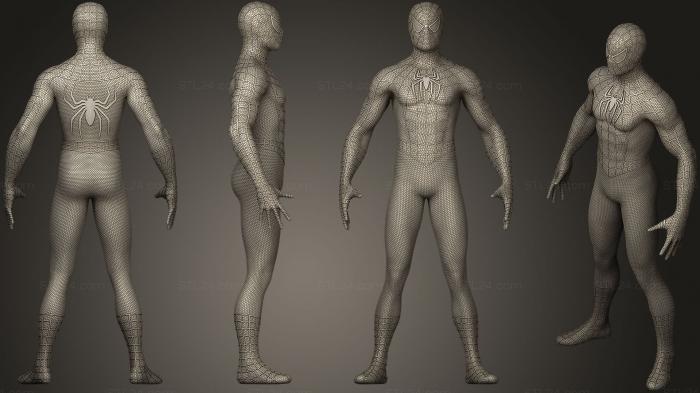 Статуэтки герои, монстры и демоны (База Человека-паука, STKM_1215) 3D модель для ЧПУ станка